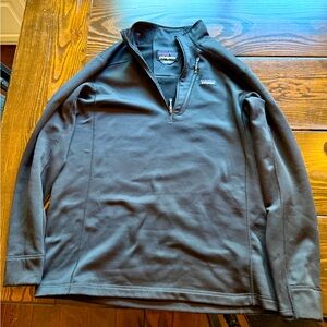 Patagonia Men's Crosstrek 1/4 Zip Top in Forge Black - XL